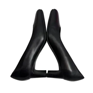 Clarks Collection Black‎ Leather Square Toe Block Heel Pumps Womens 8W thumbnail 7