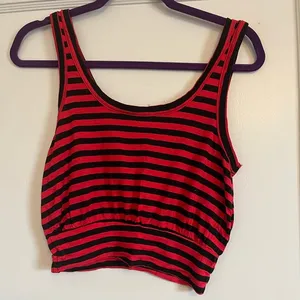 Kirra striped crop top thumbnail 1