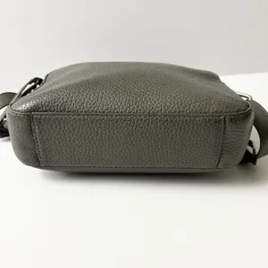 AllSaints Captain Crossbody Bag 100% Cow Leather Grey Small Adjustable Strap thumbnail 5