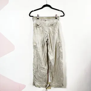 American Eagle Women's Green Cargo Pants Sz 00‎ Utility Streetwear Y2K thumbnail 2