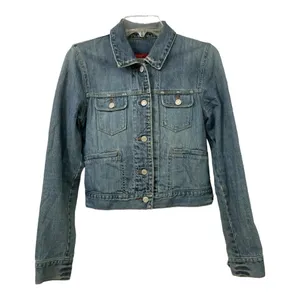 ABERCROMBIE & FITCH Classic Denim Jacket size M thumbnail 2
