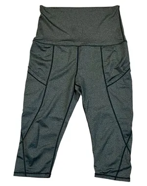 Maacie Maternity High Rise Gray Athletic Leggings M thumbnail 1