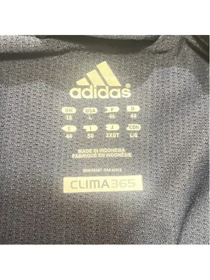 Adidas Men's Clima365 Track Jacket – Size Large, Black with Blue Stripes (b3) thumbnail 4