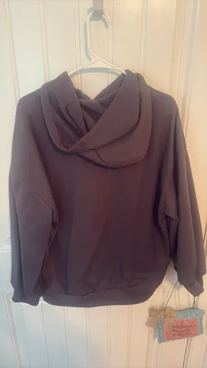 Bow Hoodie Brown thumbnail 2