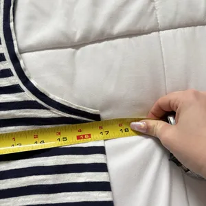 Womens Size Small White Striped Tank Midi Dress‎ Pockets Summer Beach Classic thumbnail 4