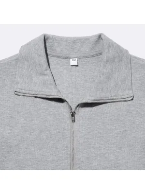 Uniqlo GU Ribbed Double-Zip Cardigan NWT Gray S thumbnail 7