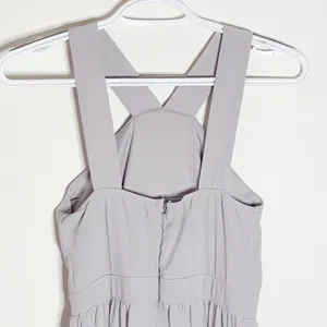 Lulus Air of Romance grey maxi dress size XS thumbnail 8