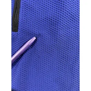 Lauren Ralph Lauren Active Top Womens Small Blue Black‎ Waffle 1/4 Zip Pullover thumbnail 4