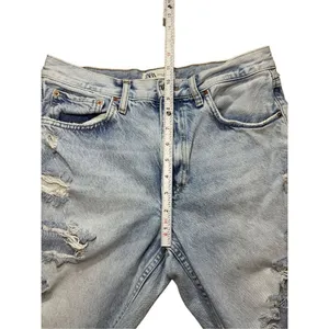 Zara The Truth Slim‎ ripped distressed mid-rise jeans sz 8 thumbnail 8