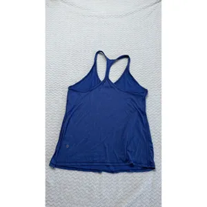 Lululemon Womens Blue Heathered Space Dye Racerback Athletic Tank Top Size 4 thumbnail 3