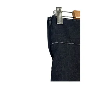 Vintage Charlotte Russe Mini Skirt Womens Small Blue Denim Y2K Stretch Sexy USA thumbnail 5