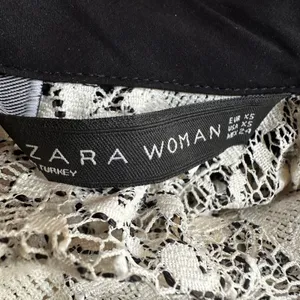 Zara Lace Sleeveless Top Sheer Peter Pan Collar Victorian Romantic Modest thumbnail 4