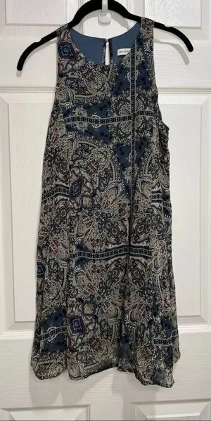 Abercrombie & Fitch paisley mini dress XS thumbnail 1