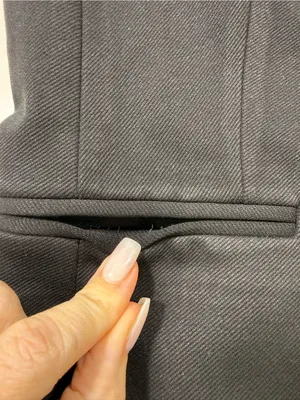 J. Crew Collarless Black Single-Breasted Tailored Blazer thumbnail 7