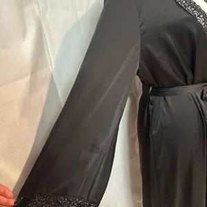 SO Black Lace Detail Robe thumbnail 6