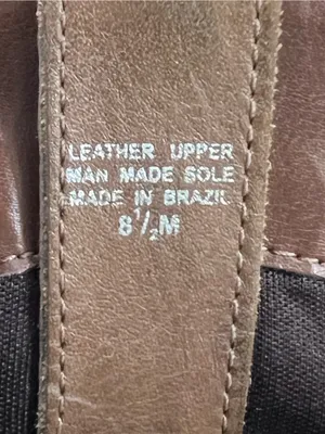 Women's Tan Leather Western Boots pointed toe w/Stud Detail 8 1/2M Cowboy rodeo thumbnail 12