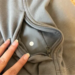 Women's Gray Lululemon Hooded Jacket thumbnail 8