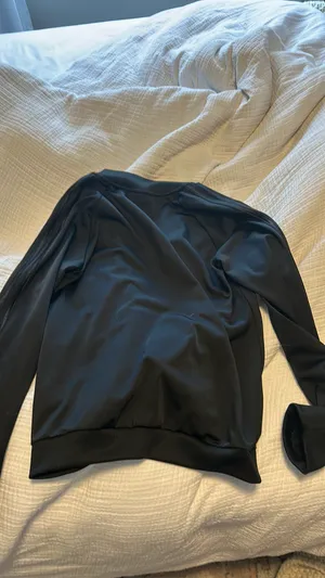Adidas 3 Stripe  Track Full Zip Black Jacket thumbnail 2