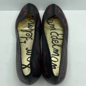 Sam Edelman Snakeskin Leather Ballerina Flats Size 8M thumbnail 6