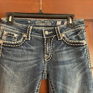 Miss Me Blue Boot Cut Jeans with Classic Fading thumbnail 2