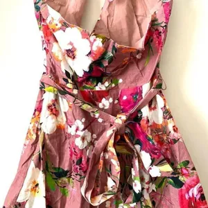 PRIVACY PLEASE Floral Mini Dress Pink Small‎ thumbnail 5