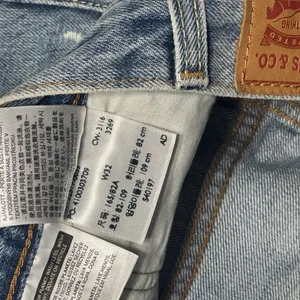 Levi’s 501 Distressed Denim Butterfly Buttons Jean Shorts NWT thumbnail 7