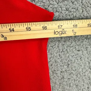 Pearle 88 Cami Dress Women XS Red Mini Ruffle Hem Coquette Y2K Night Out Boho‎ thumbnail 6