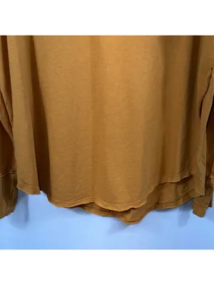 We The Free Mustard Cowl Neck Tunic Top Medium thumbnail 4