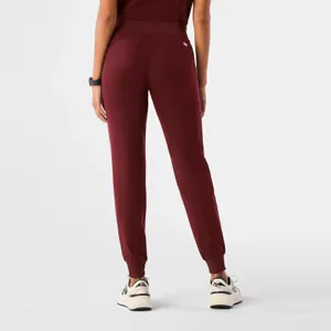 burgundy FIGS Zamora Jogger Scrub Pants small thumbnail 2