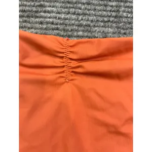 Andie Swim The Symi Bottom Cedar Orange Ruched Cheeky Bikini Bottom AB431 Small thumbnail 3