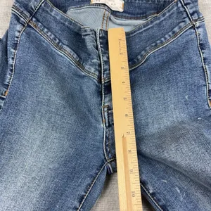 Free People Jeans Womens 27 Blue Medium Wash Mid Rise Flare Stretch Denim thumbnail 5