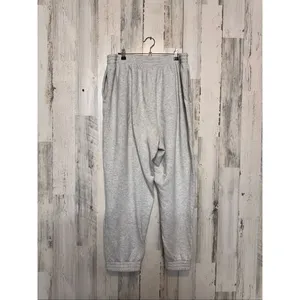 PINK Victoria’s Secret Light Gray High-Rise Fleece Joggers Women’s XL thumbnail 6