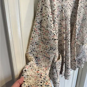 Moon & Madison Cream Confetti Cardigan with Colorful Fleck Detailing thumbnail 3