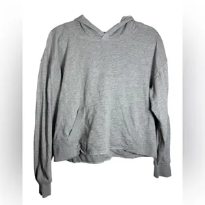 FP Movement All Sport Sweat Hoodie Grey Oversized Crop XS Free People thumbnail 4