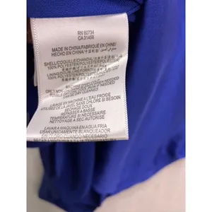 BCBGeneration‎ Mini Dress Womens XS Blue Flutter Sleeve Surplice V-Neck Cocktail thumbnail 7
