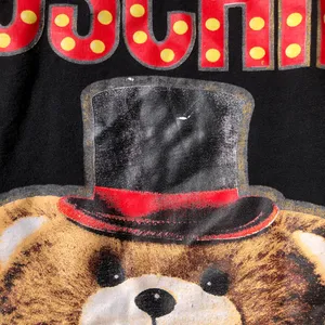 Moschino Couture Black Ring Leader teddy bear t-shirt Small thumbnail 2