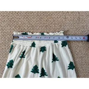 Beach Riot Christmas Tree Wide Leg Pacific Pants M Smocked Holiday Lounge thumbnail 5