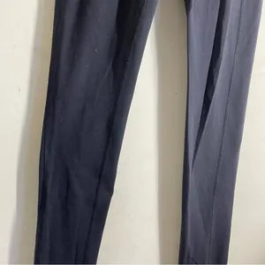 Lululemon High Rise Leggings Black / White Waistband Long Inseam 34” thumbnail 8