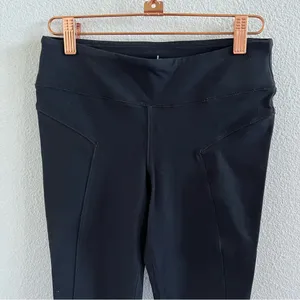 Alo Yoga Black and Purple Active Workout Pants Legging Tights 17.5" Inseam Small thumbnail 7