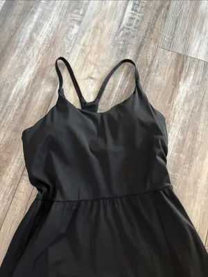 Halara Everyday Midi Chill Dress-La Land Black Medium thumbnail 8