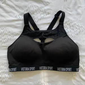 Victoria's Secret Sport Bra Women's Size S Black Sportwear Athleisure thumbnail 6