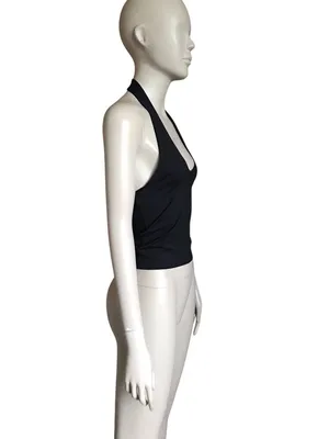Abercrombie & Fitch Black Halter Neck Tank Top thumbnail 3