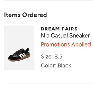 Black Casual Sneaker - Just Fab thumbnail 2