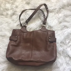 ⭐️ Franco Sarto brown faux leather bag thumbnail 6