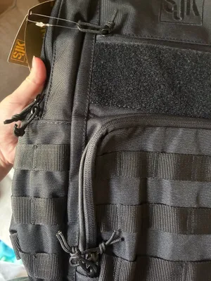 SJK black backpack thumbnail 5