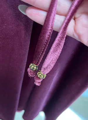 Bebop Wine Colored Velvet Dress thumbnail 6