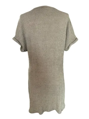 Cupshe Notched Neck Short Sleeve Cover-Up Dress thumbnail 7