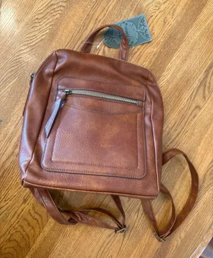 Purse backpack brown NWT thumbnail 1
