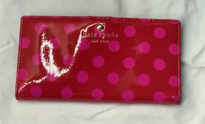 Kate Spade Wallet Pink Leather thumbnail 1