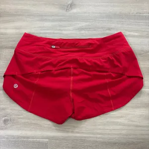 Lululemon Speed Up Short 2.5" Dark Red Women Size 4 thumbnail 3